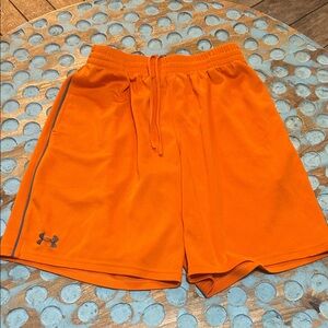 Under Armour Men's Vibrant Orange Athletic Shorts